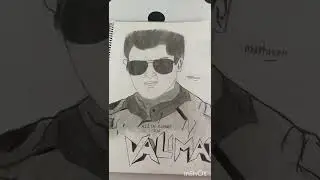 Valimai Ajith Kumar Drawing