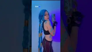 Jinx Wig Tutorial #leagueoflegends #arcane #gaming #jinx #jinxleagueoflegends #wigtutorial