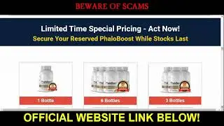 PHALOBOOST REVIEWS - Does PhaloBoost Really Work?