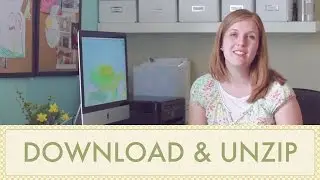 How to Download & Unzip Files Purchased on Etsy Tutorial