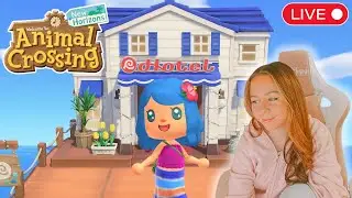 🔴Playthroughing the Hotel in ACNH 3.0🏨