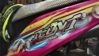 Pasang Striping Printing UV Transparan pada Honda Beat. Hasilnya ??