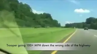WATCH   Cop crashes into driver at 104 mph