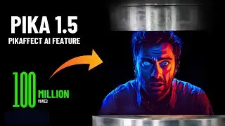 Пика 1.5 || Pikaffect - Pika Art: бесплатные эффекты AI #pikaffect #pika1.5 #pikaart