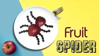 Learn How To Plate Fruits Like A Spider - Fruit Plating For Kids