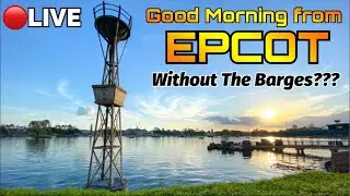 🔴LIVE: Good Morning from EPCOT! Without Barges!? Flower & Garden Festival! Disney World Live Stream