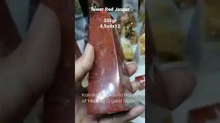 Tower Red Jasper 3-Healing Stones