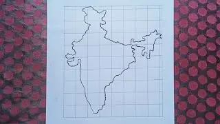 India Map drawing easy || How to draw India Map step by step @SBARTS234