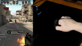 playing CSGO with the Finger Rings Optical Handheld Mouse Mice Mini USB etc etc