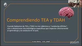 Congreso Internacional de Educación y Psicología Inclusión y estrategias para  TEA y TDAH (día 3)