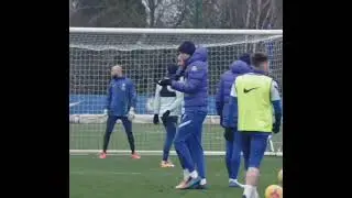 Hakim Ziyech and Thomas Tuchel have a great bond in training