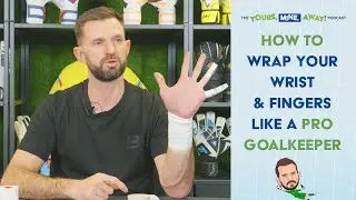 HOW TO wrap your wrist & fingers like a PRO GOALKEEPER!