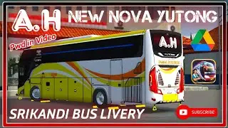 A.H Movers Full Hd Livery|Srikandi Bus Livery|New Ultra Hd Livery|Bukhari Creation