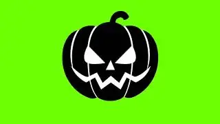 Green Screen New Year's pumpkin
