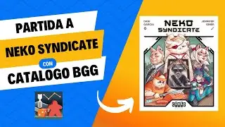 Partida a Neko Syndicate en solitario con Catálogo BGG