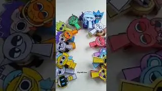 Cool Craft | Tower Sprunki #shorts #papercrafts #coolcrafts #sprunki #incrediboxsprunki