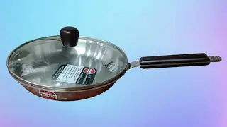 Hawkins Triply stainless steel Frying pan 24 cm with glass lid