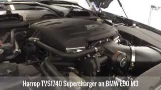 Harrop TVS1740 Supercharger installed on BMW E90 M3