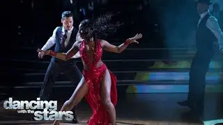 Normani and Val Chmerkovskiy Foxtrot (Week 3) | Dancing With The Stars
