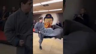 35th Generation Shaolin Warrior SeniorDisciple Shi Heng Bu performing#kungfu#shaolintemple#wingchun