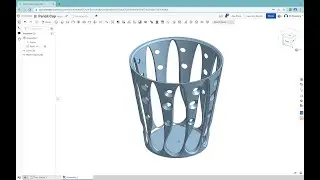 Pencil Cup Onshape Tutorial