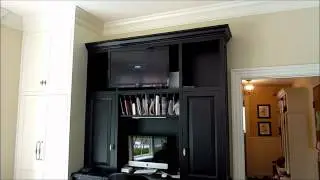 Kitchen TV on a Motorized Mount