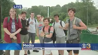 First passengers arrive at new Wawa station in West Delaware County