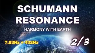 SCHUMANN RESONANCE 2/3 ( Shamanic music ) | 432Hz + 7.83Hz | Grounding, Stability and Harmony