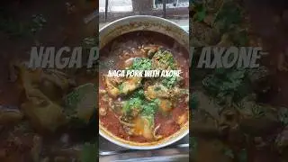 Naga pork with axone #pork #porkrecipe #axone #nagapork #northeast #northeastindia #mukbang