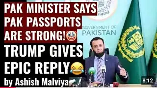 US STUNS BANGLADESH, PAKISTAN! TRUMP'S EPIC REPLY TO PAK'S STRONG PASSPORT! THIS IS FUNNY FOR INDIA!