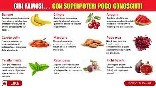 Cibi famosi&hellip; con superpoteri poco conosciuti