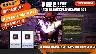 [Combat Course] Artifacts and Lightstones - Olvia Academy Black Dessert Online
