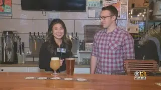 Where's Amy? Battery Island Brewing Company, checking out a special new brew