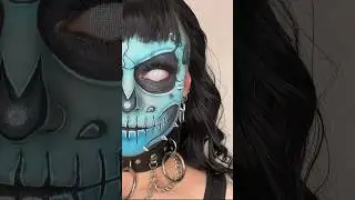 Y r u so obsessed? 🥴 #halloweenmakeuplook #skull #skeleton  #obsessed