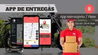 Demo App de entregas para mensajerías/fletes opción autos tipo Uber