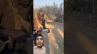 African old man 🔪😲 #africa #wildlife #animals #villagelife #życienawiosce #youtubeshorts