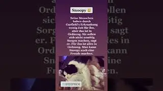 Tiergespr&auml;ch mit Snoopy! 🐱💕