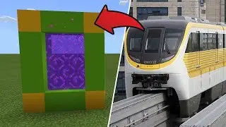 How To Make a Portal to the Monorail Dimension in MCPE (Minecraft PE)