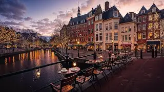 Evening Jazz by the Canal in Amsterdam | Calm Jazz Music for Study, Work & Peaceful Night