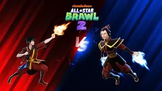 Nickelodeon All-Star Brawl 2: Zuko vs. Azula