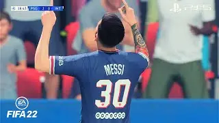 FIFA 22 - PSG vs. Inter milan 5-5 UCL Full Match. | PS5 Gameplay [ 4K HDR ]