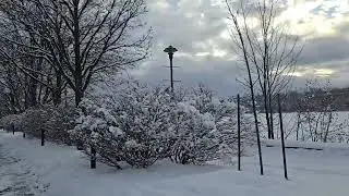 11 janvier 2026 /8h44/ #Sherbrooke #quebec #canada #lacs #neige 