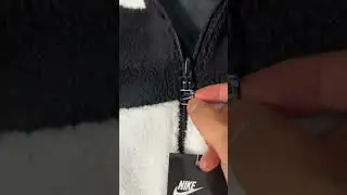 Nike Big Swoosh Reversible Boa Jacket Black #nike #fashion #adidas #outfit #streetwear