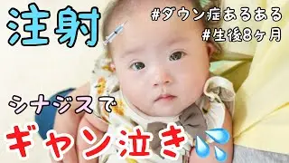 【ダウン症あるある】シナジスの筋肉注射でギャン泣き【6ヶ月連続の悪夢】