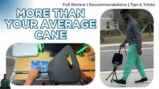 Portable Walking Cane That Becomes a Seat (GENIUS Design)