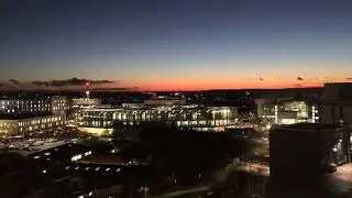 Sunset at Cambridge Biomedical Campus