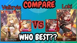 [BIG MATCH] VALKYRIE VS LOKI WHO BEST?? | Idle Legends