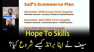 How to Make One Page Plan? | Hope To Skills | Shakeel Ahmad Meer