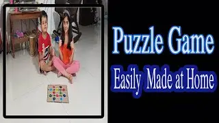 DIY logic puzzle for kids and preschoolers |  Made at home easily