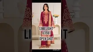 Limelight Lawn 2025 🌸 U3981SU-3PC-565 | 3PC Real View + Unboxing | Order Dispatched ✅